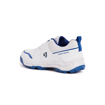 SG Steadler 6.0 Cricket Shoes White/Royal Blue - UK