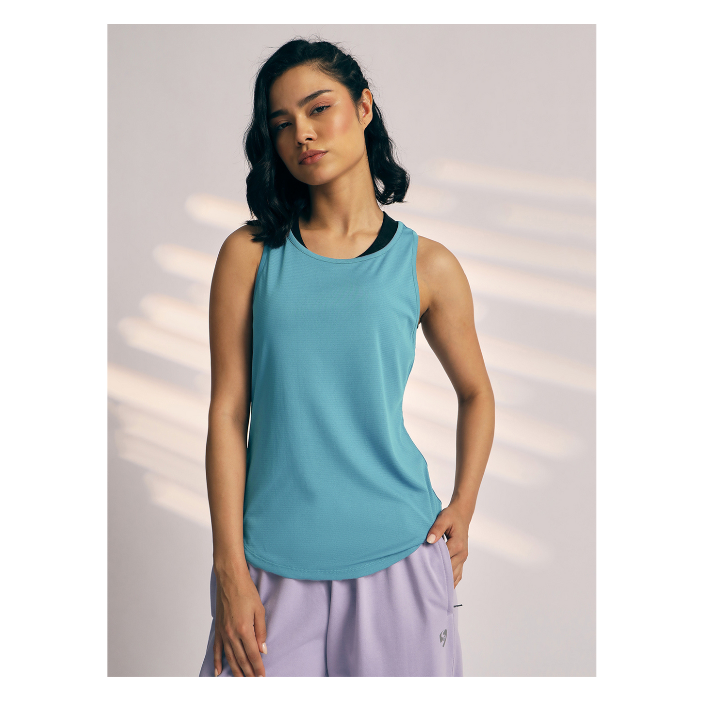T.VEST WOMEN SG H3WV8256 TEAL