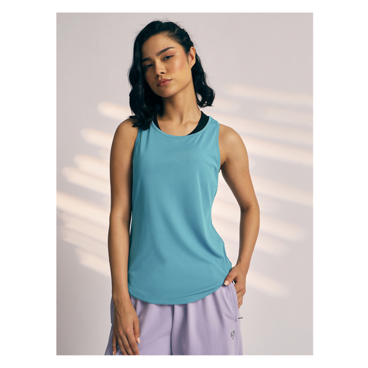 T.VEST WOMEN SG H3WV8256 TEAL