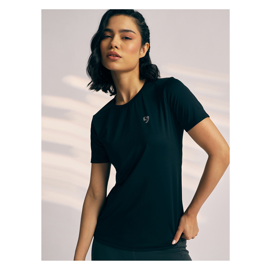 T-SHIRT WOMEN SG H3WT8261 BLACK