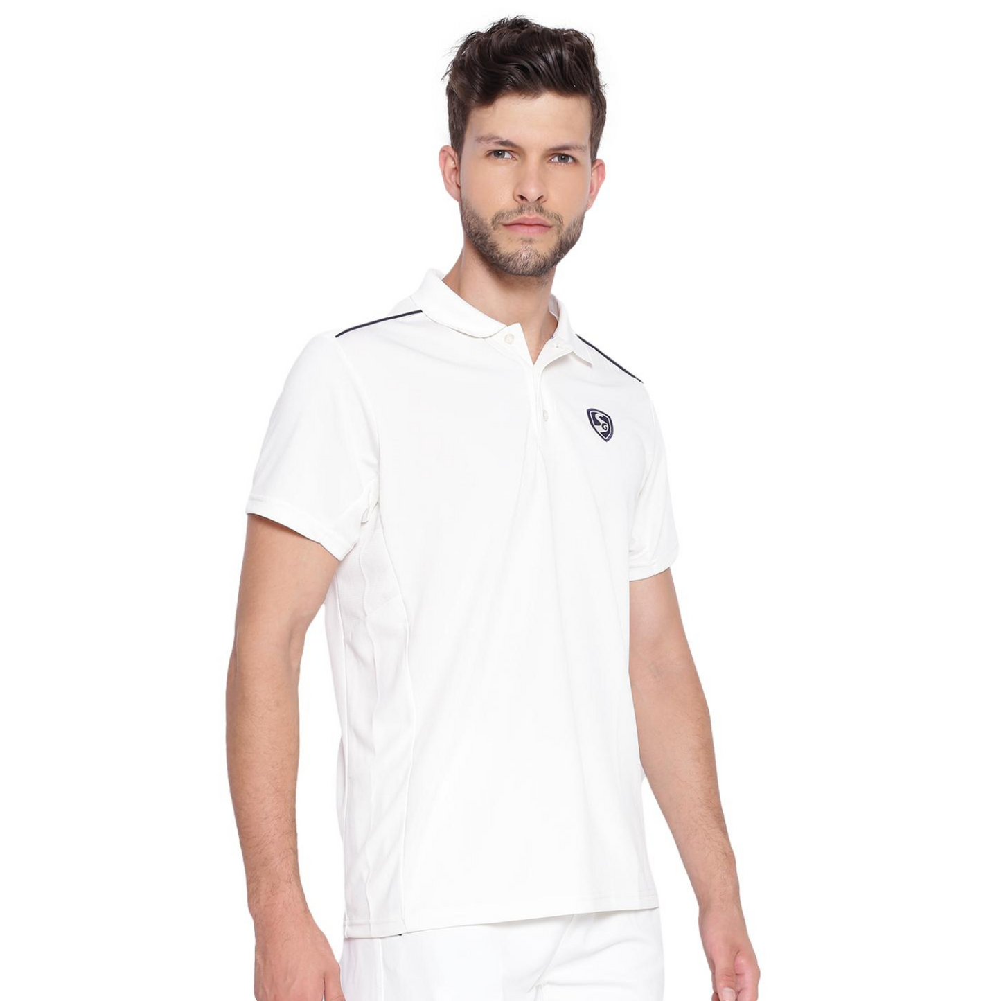 SG Century 2 0 Half Sleeve Shirt Cricket Whites