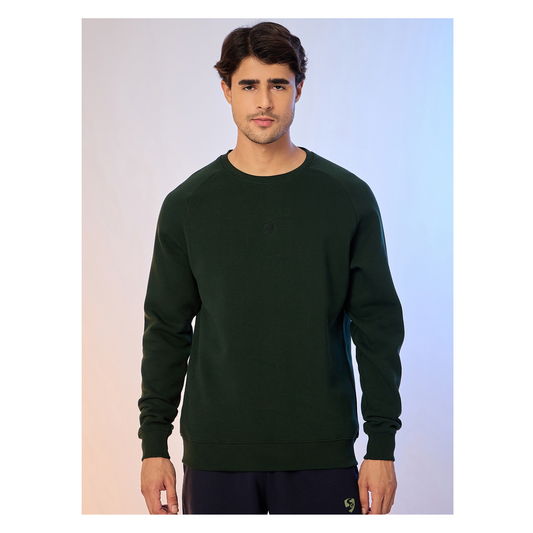 SWEAT SHIRT MEN SG H4MSW8245 BOTTLE GREEN