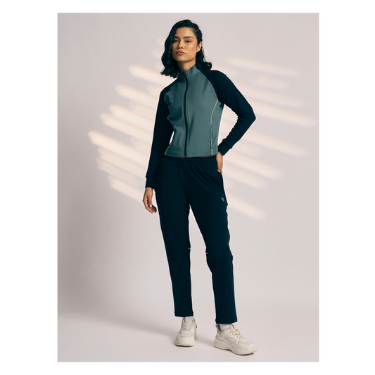 TRACKSUIT WOMEN SG H3WTS8294 SAGE/NAVY