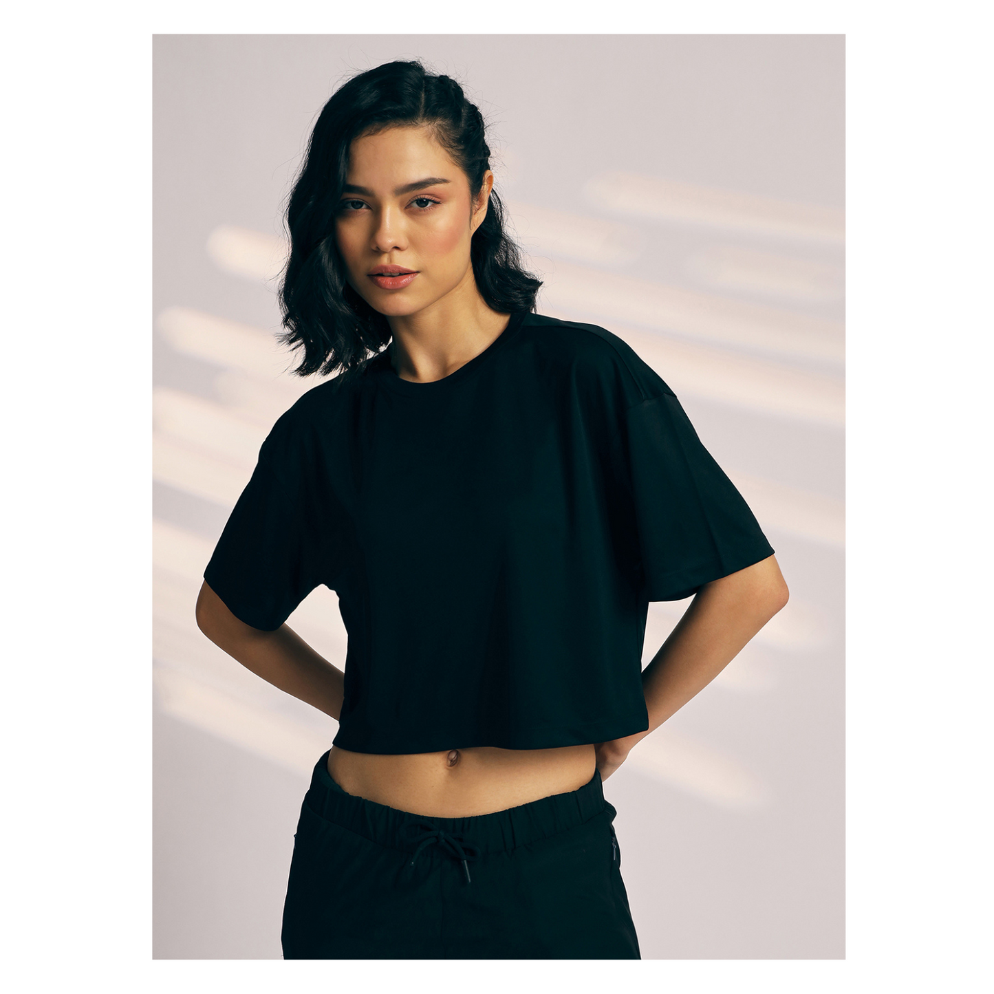 T-SHIRT WOMEN SG H3WT8257 BLACK