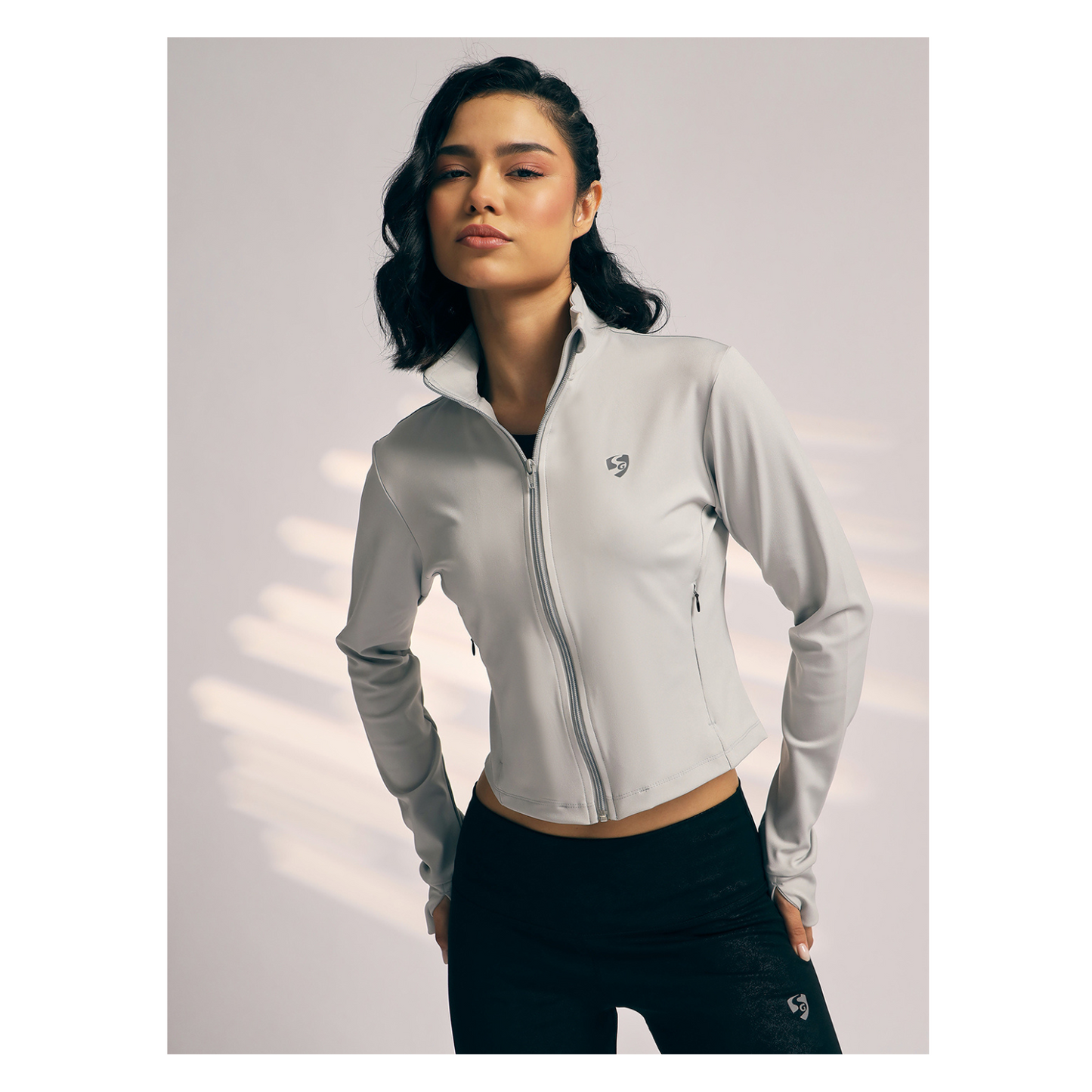 JACKET WOMEN SG H3WJ8287 LIGHT GREY