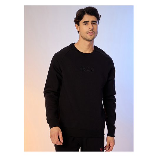 SWEATSHIRT MEN SG H4MSW8247 BLACK