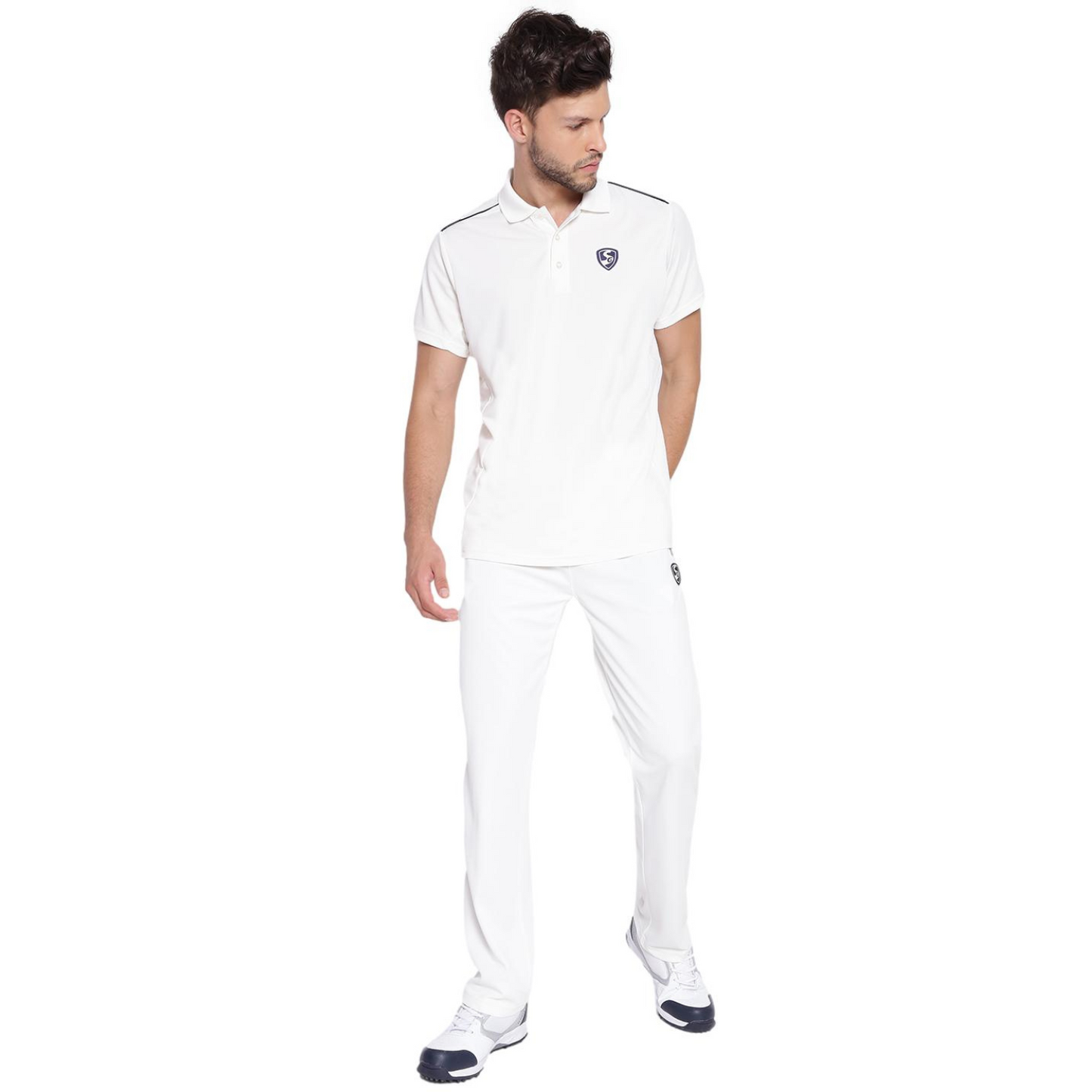 SG Century 2 0 Half Sleeve Shirt Cricket Whites