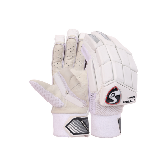 SG Litevate White Batting gloves