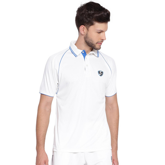 SG Premium 2 0 Half Sleeve Shirt Cricket Whites