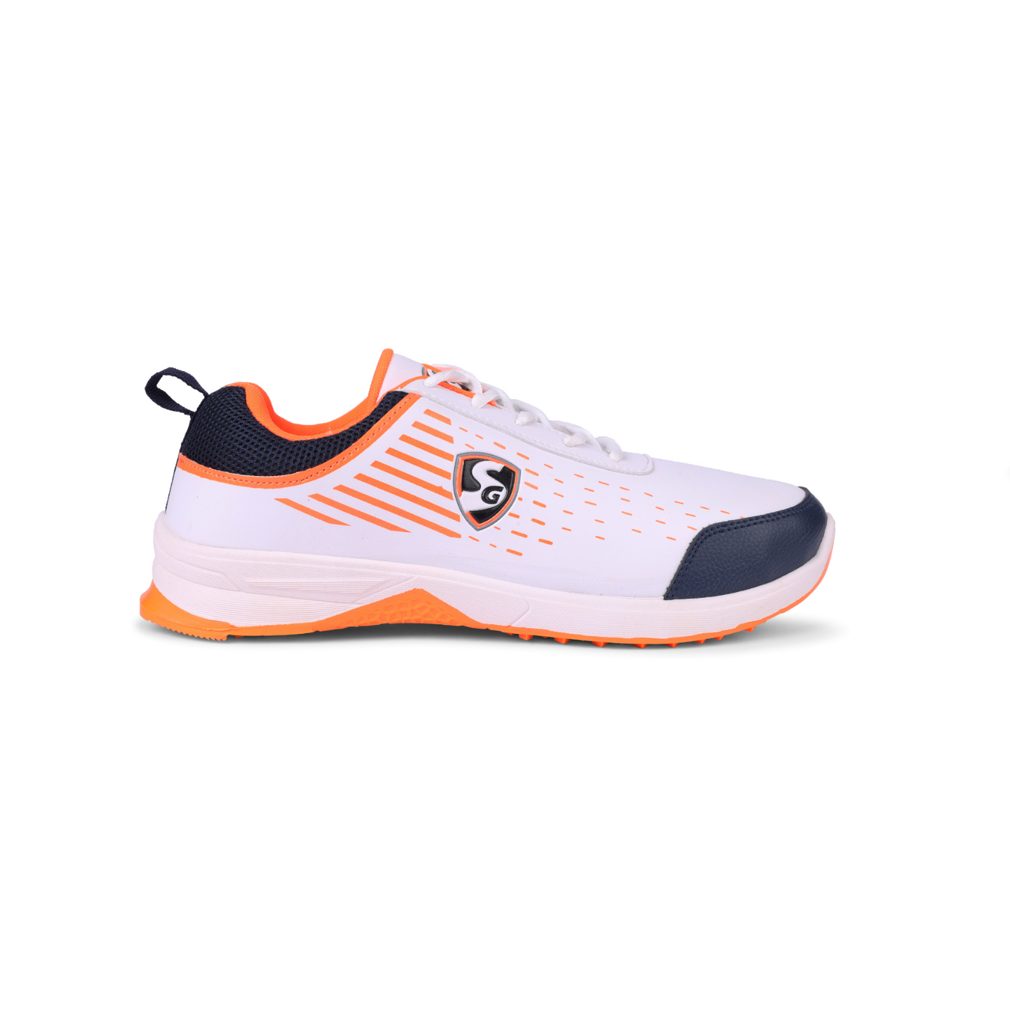 SG YORKER Sport Shoe with classic White meets bold Navy and vibrant Orange