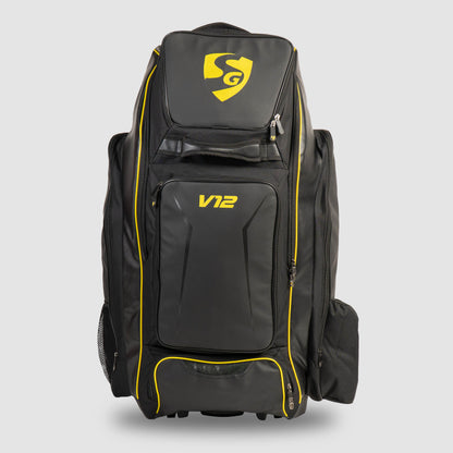 SG V12 Player Duffle Wheelie Cricket Kit Bag