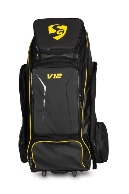 SG V12 Player Duffle Wheelie Cricket Kit Bag
