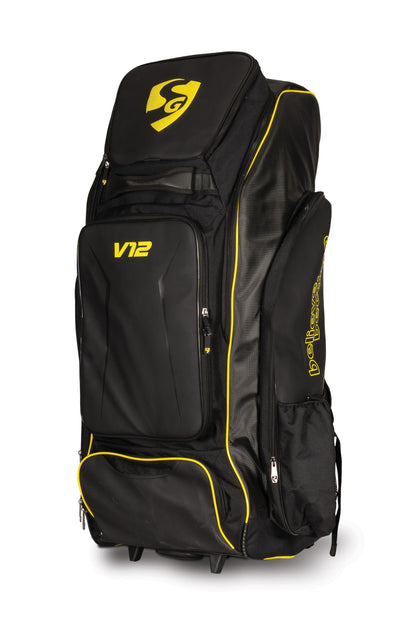 SG V12 Player Duffle Wheelie Cricket Kit Bag