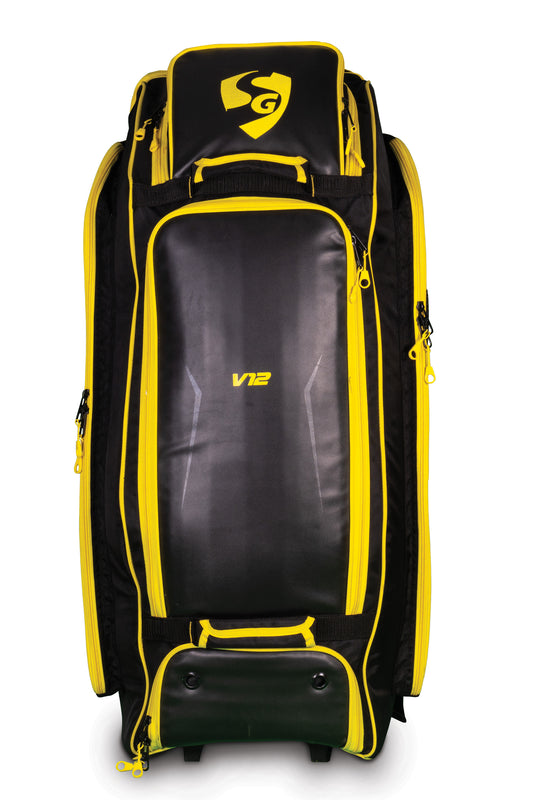 SG V12 Wheelie Duffle Cricket Kit Bag