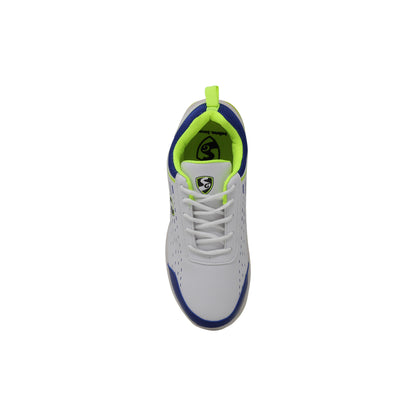 SG YORKER White/Royal Blue/Lime Sports Shoes: Elevate Your Style with Trendy Comfort