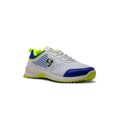 SG YORKER White/Royal Blue/Lime Sports Shoes: Elevate Your Style with Trendy Comfort