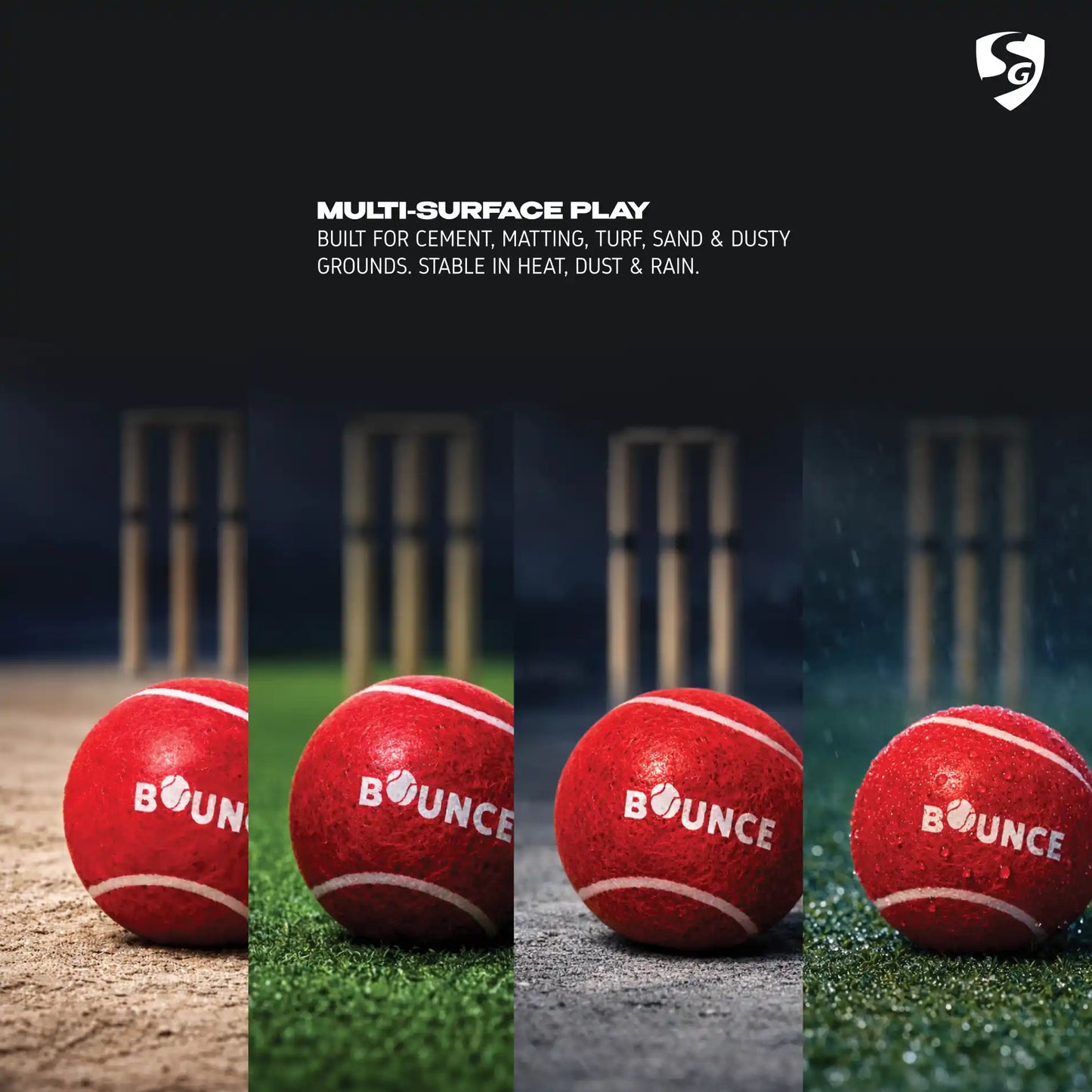 SG Bounce Heavy Tennis Cricket Ball