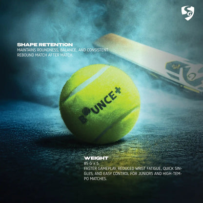 SG Bounce Plus Lightweight Tennis Cricket Ball