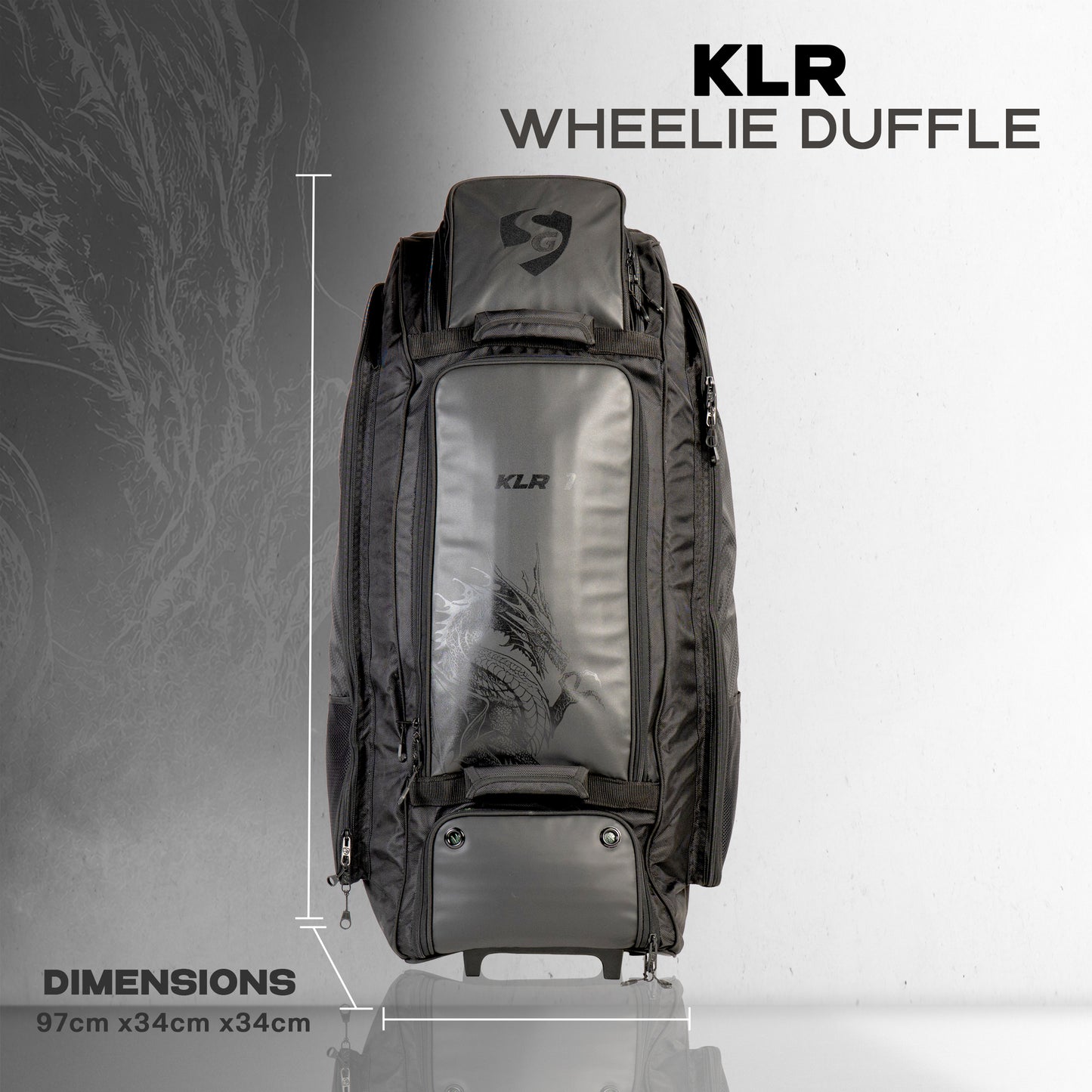 SG KLR Wheelie Duffle Cricket Kit Bag