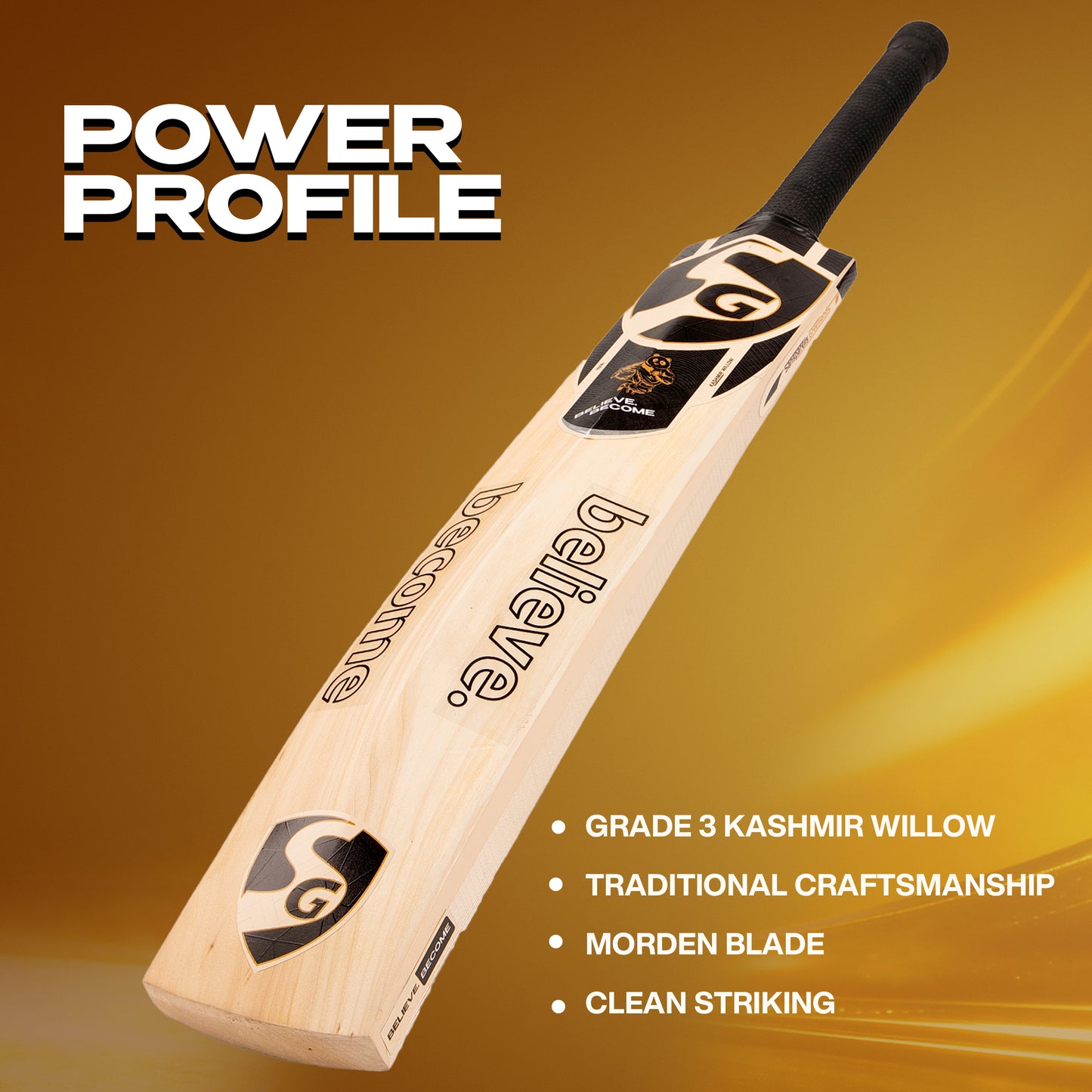 SG HP SPARK Kashmir Willow Cricket Bat