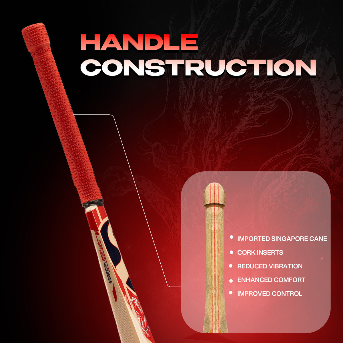 SG KLR SPARK Kashmir Willow Cricket Bat