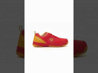 SG COURT PRO Shoes Red/Gold