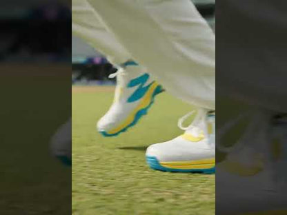 SG SAVAGE MAX SPIKES White/Yellow/Sky Blue