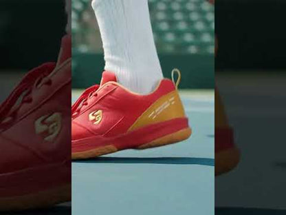 SG COURT PRO Shoes Red/Gold