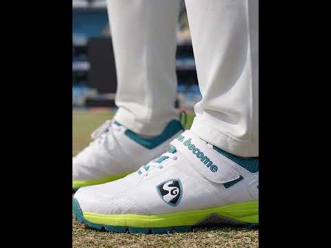 SG CENTURY 6.0 Cricket - Sleek Design in White/Sea Green/Fluo