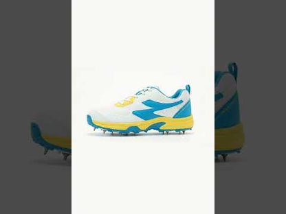 SG SAVAGE MAX SPIKES White/Yellow/Sky Blue