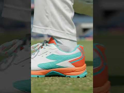 SG CLUB EVO Shoes White/Orange/Aqua