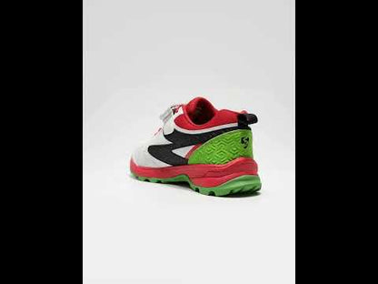 SG CENTURY PACE Shoes White/Red/Lime Green