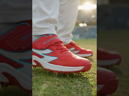 SG Vortex Spikes Shoes Neon Red