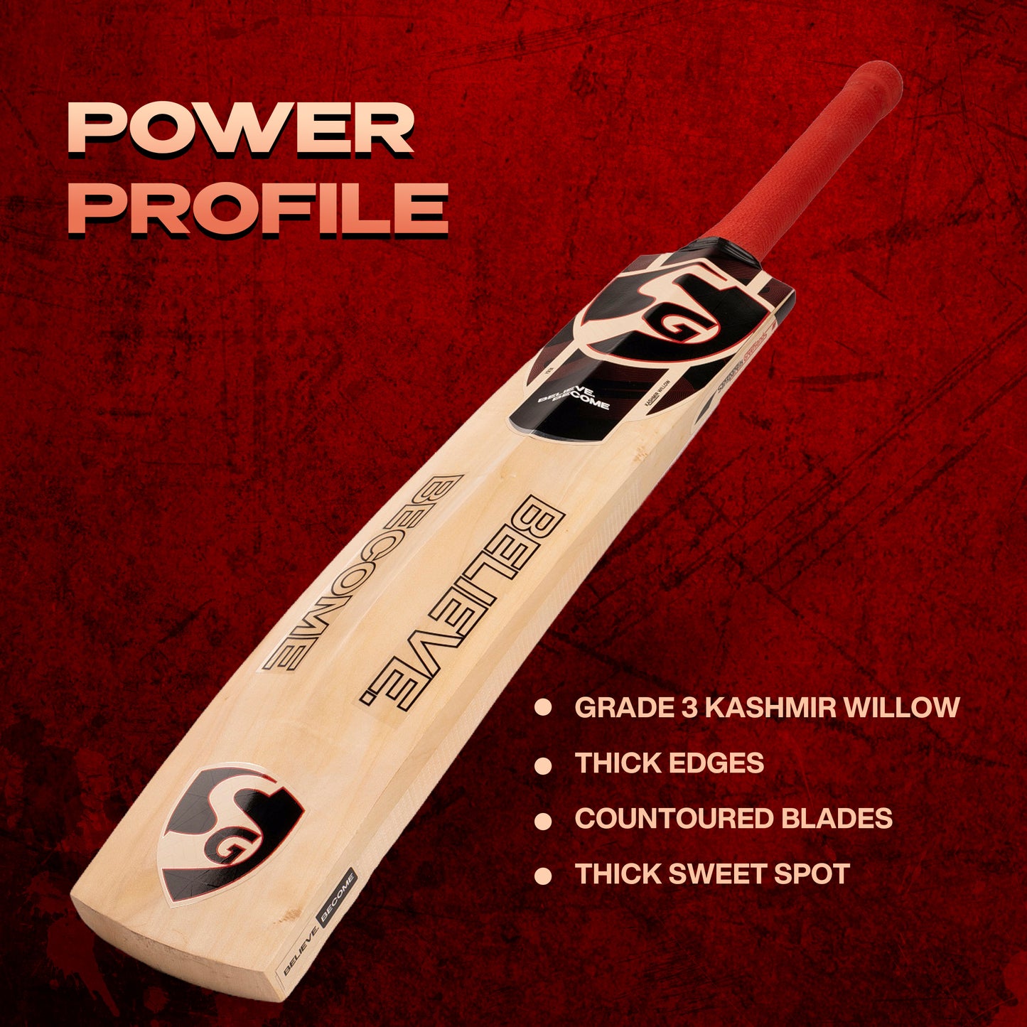 SG Profile Classic Kashmir Willow Cricket Bat