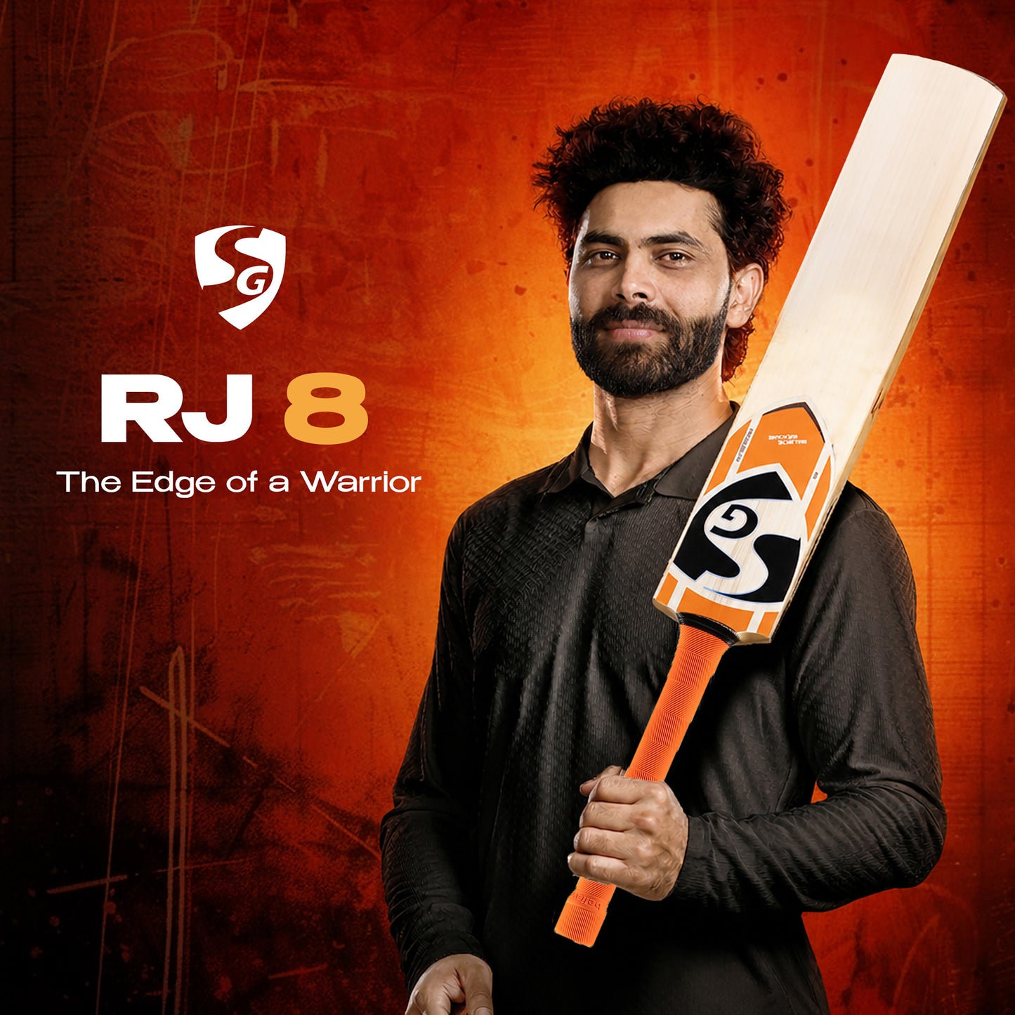 SG RJ8 R Jadeja English Willow Cricket bat