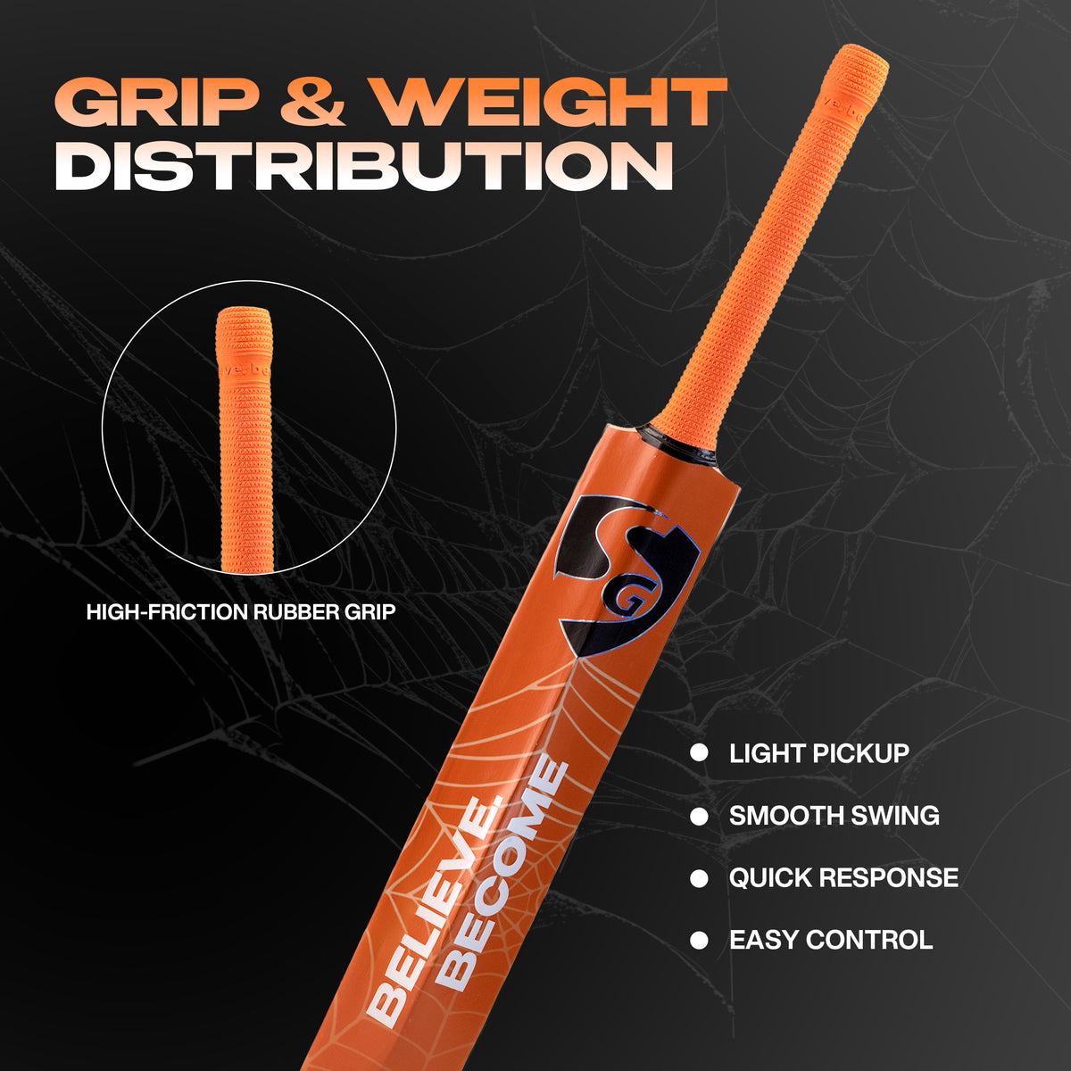 SG RP Plus Kashmir Willow Cricket Bat