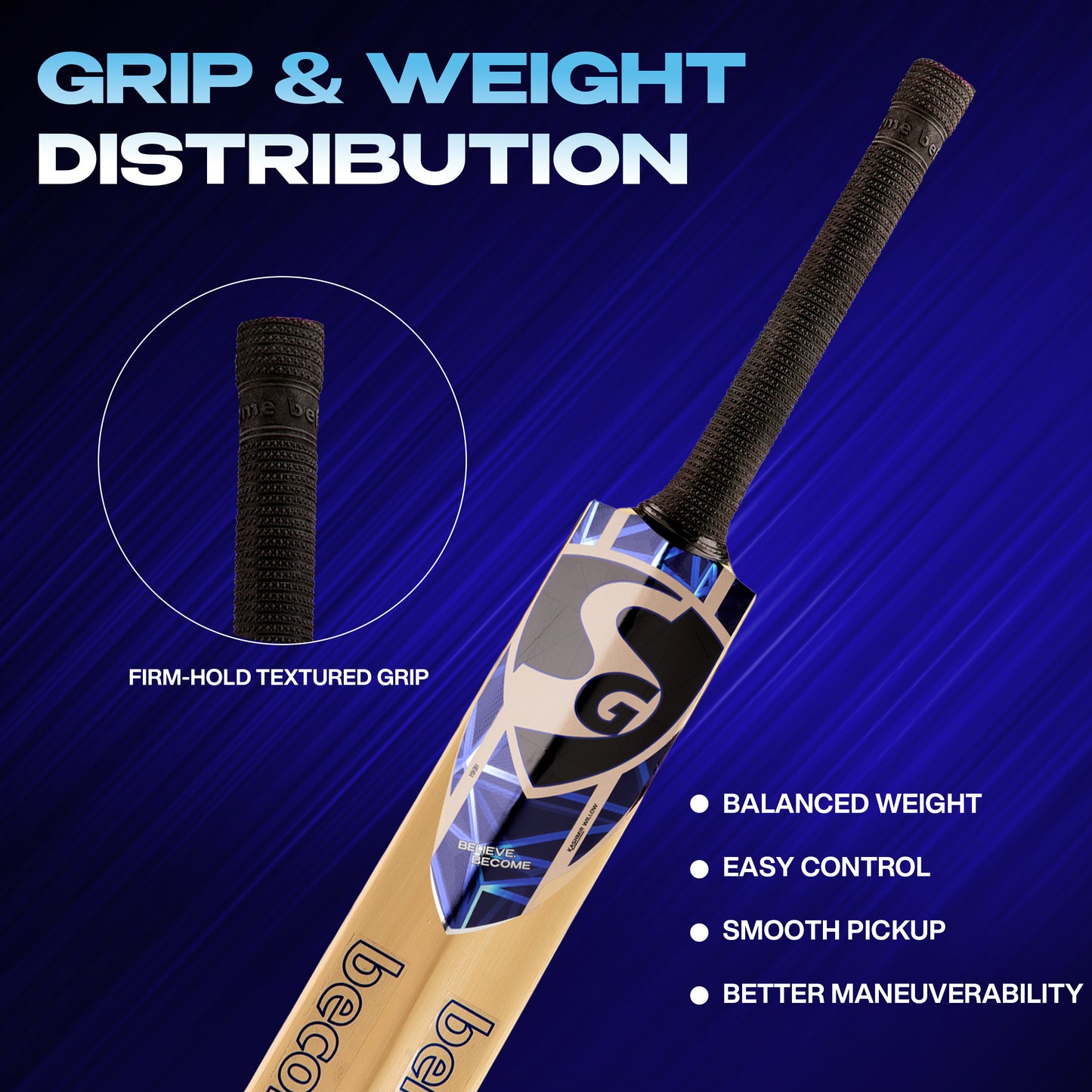 SG RSD Spark Kashmir Willow Cricket Bat