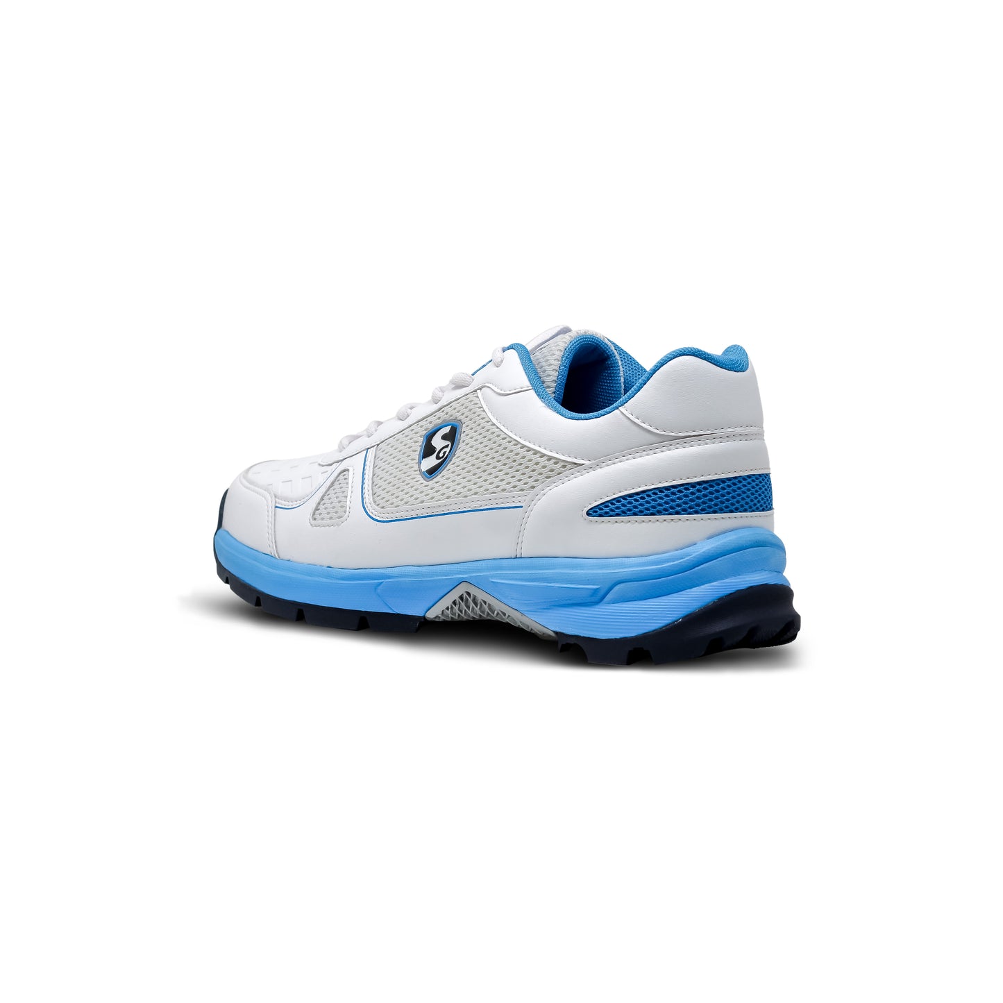 SG SCORER 6.0 Cricket Shoe Design for Performance on the Field - White/Aqua/Black