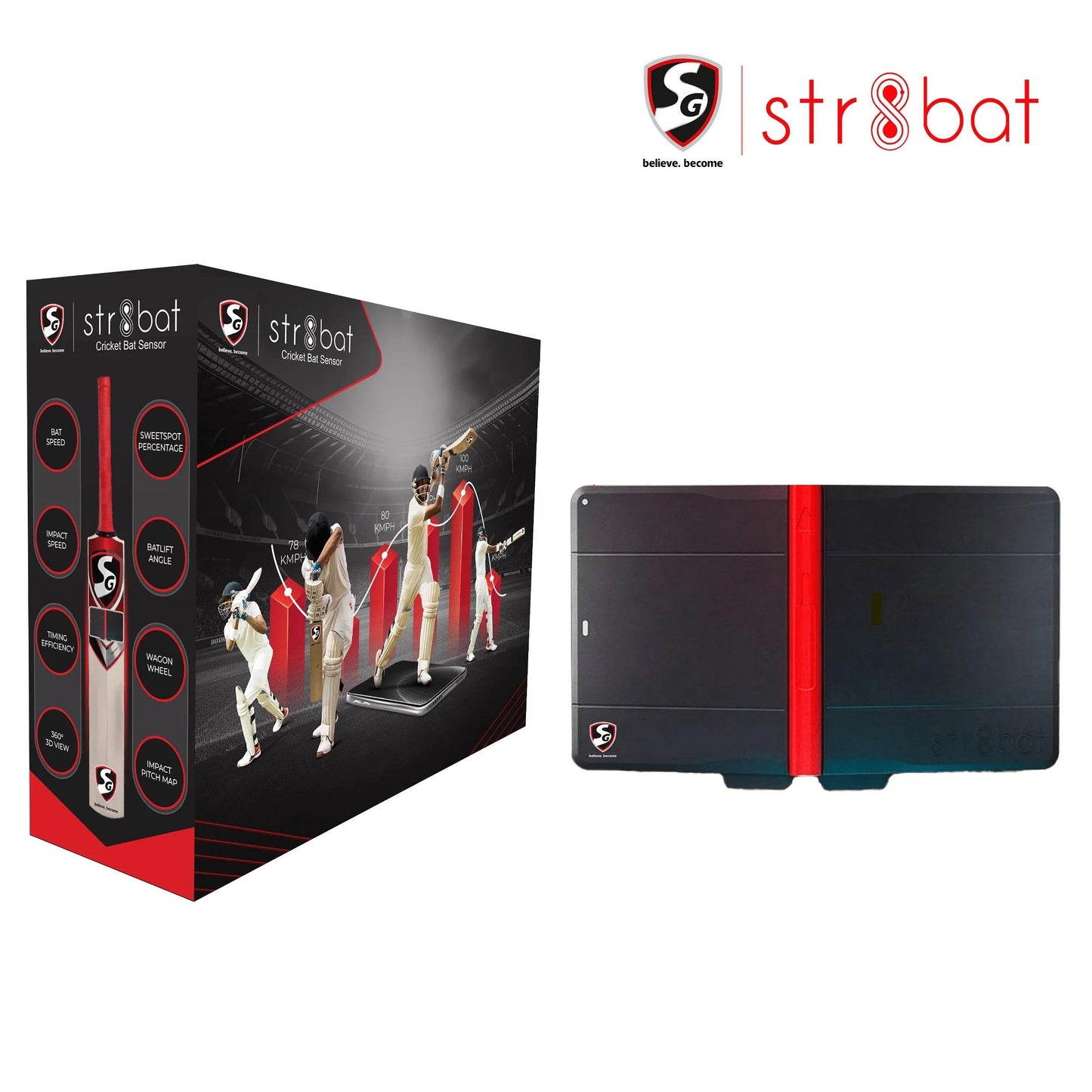 SG|Str8bat Cricket Bat Sensor