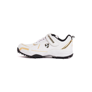 SG CENTURY 5.0 Cricket Shoe for Ultimate Performance - White/Gold