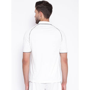 SG SAVAGE 2.0 Half Sleeve Cricket Shirt Whites