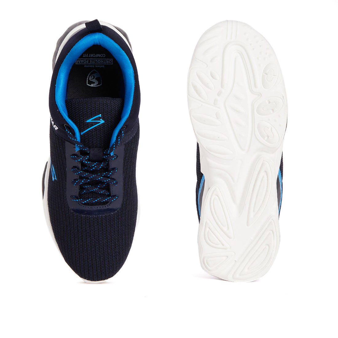 Unpar By SG Thunder Running Sports Shoes For Men, Navy/Aqua | Ideal for Running/Walking/Gym/Jogging/Training Sports Fashion Footwear