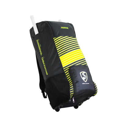 Kit Bag SG JAFFA DUFFLE WHEELIE Black/F.Yellow