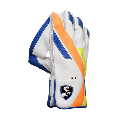 SG R 17 Wicket Keeping Gloves (Multi-Color) W.K. Gloves