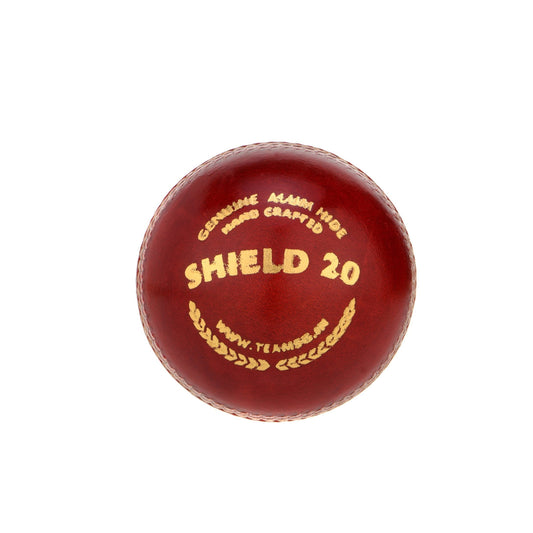 SG Shield 20 Red Cricket Leather Ball