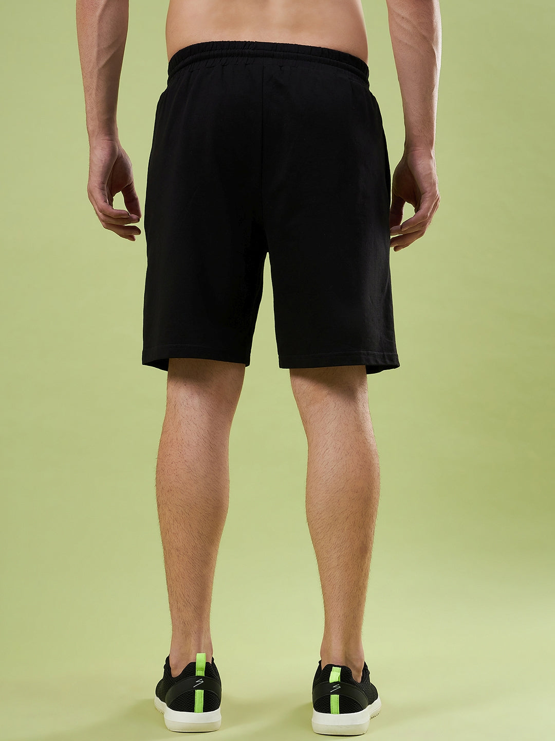 SG UNPAR X SAM CURRAN MEN'S PREMIUM BLACK SPORTY SHORTS I RELAX FIT