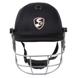 SG Blazetech Coloured Cricket Helmet (Black)