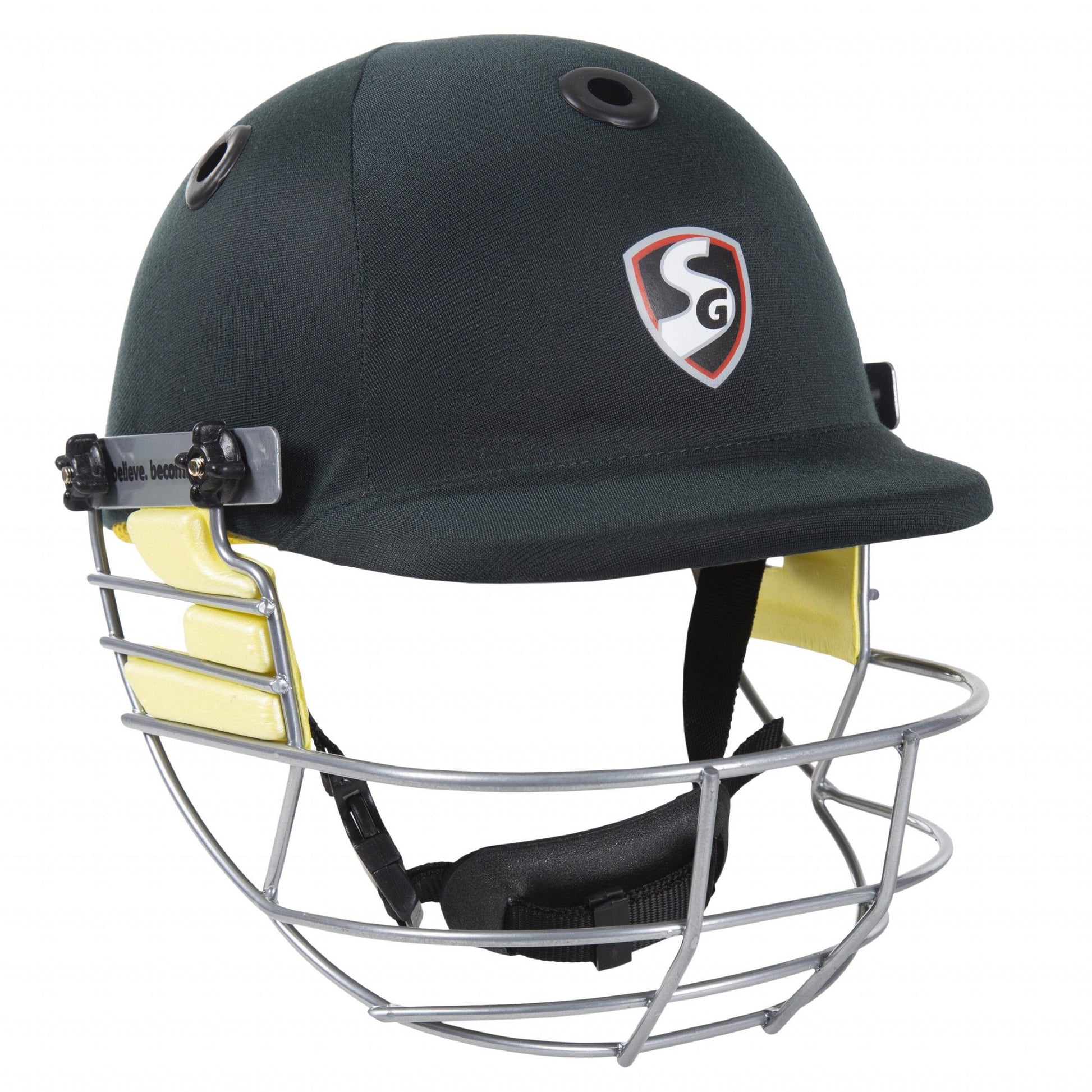 SG Blazetech Coloured Cricket Helmet (Green)