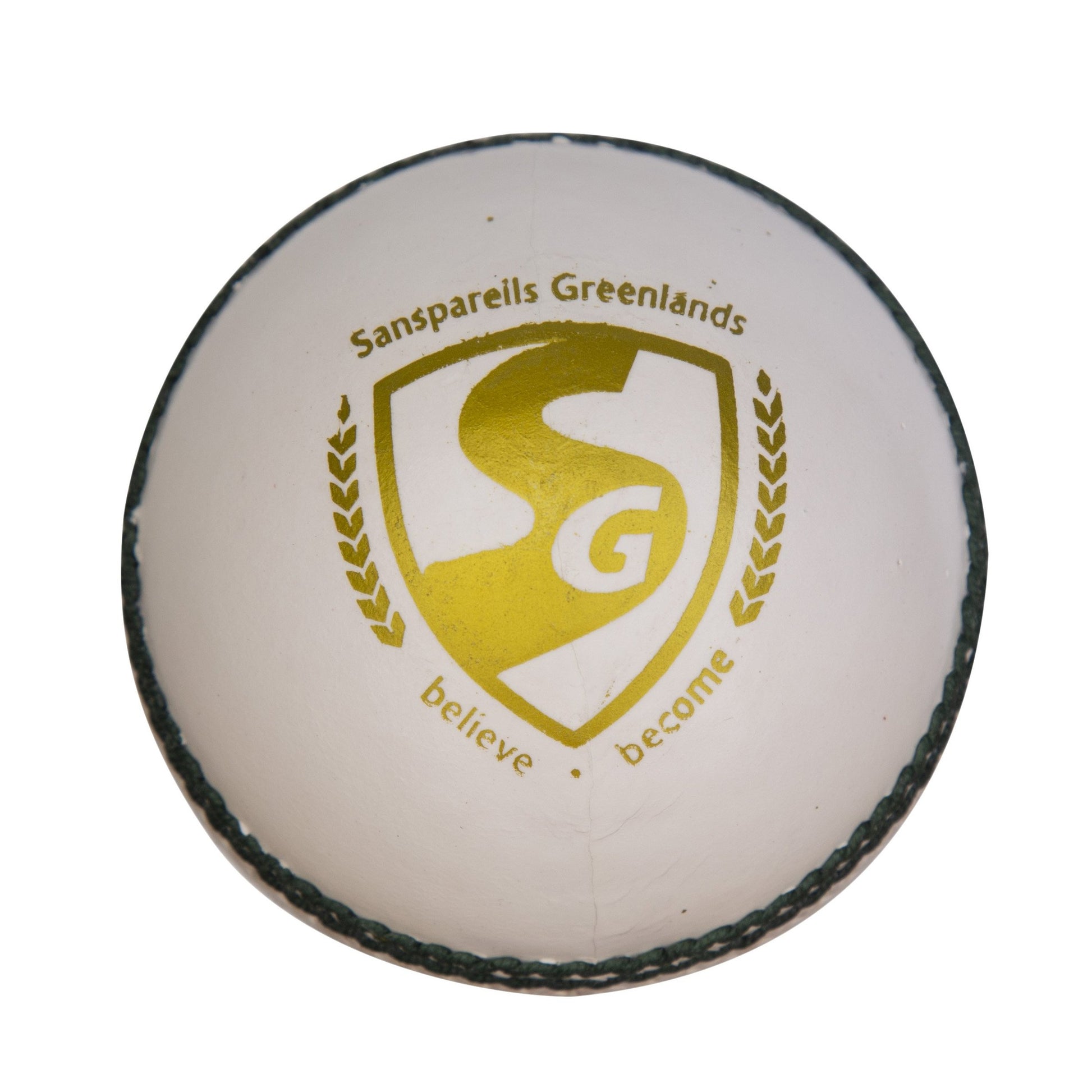 SG Club™ White High Quality Four-Piece Water Proof Cricket Leather Ball