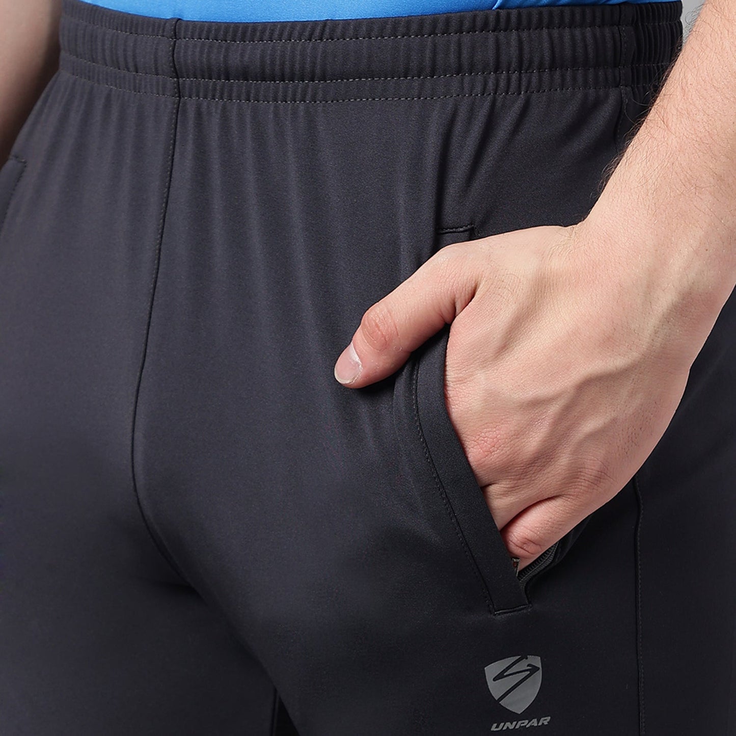 Unpar by SG Regular Comfort Fit Track Pant For Mens & Boys, Grey | Ideal for Trail Running, Fitness & Training, Jogging, Gym Wear & Fashion Wear